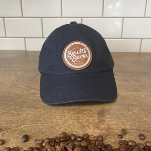 Hat with Leather Logo Patch